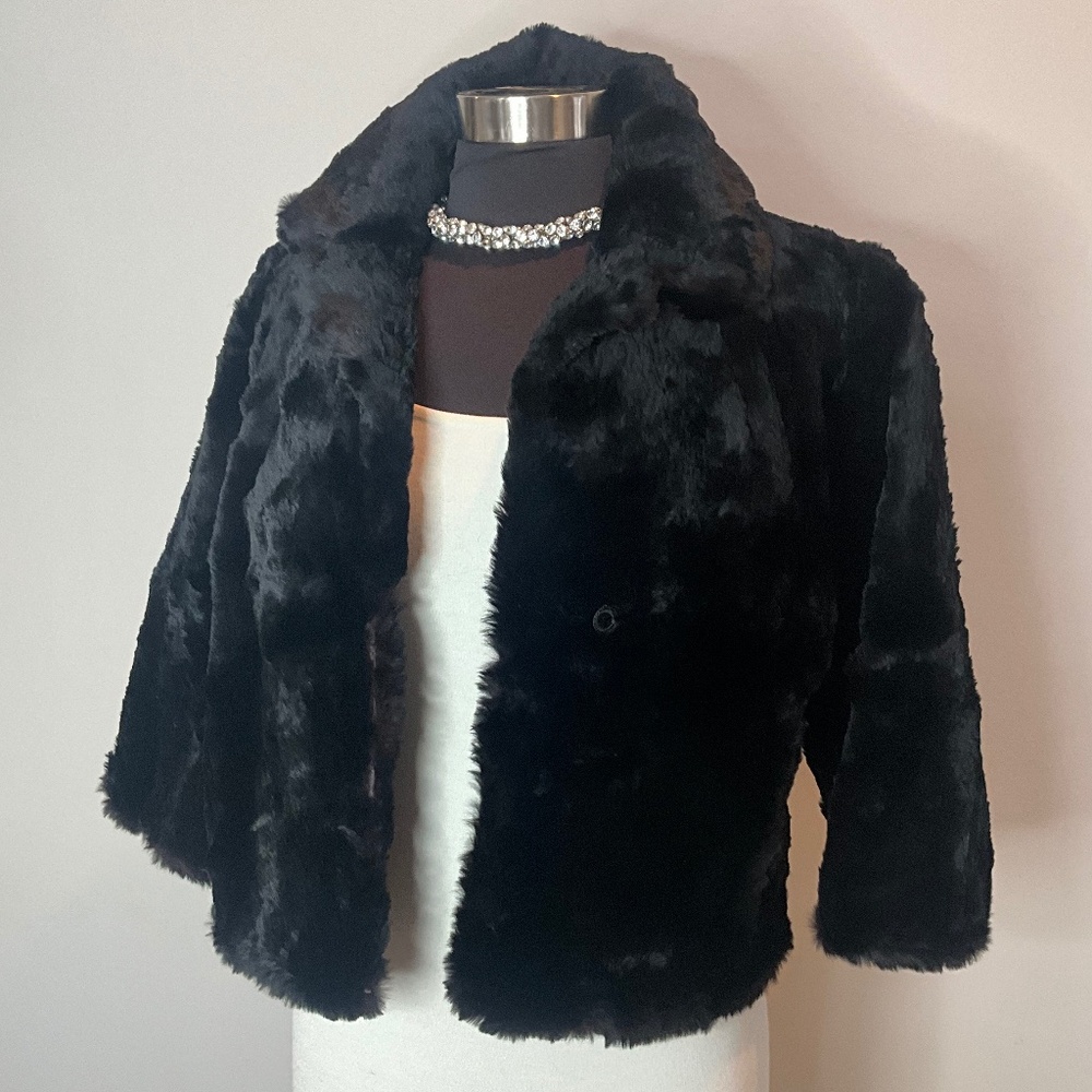 * Beautiful Rex Rabbit Fur Jacket * - Picture 3 of 6